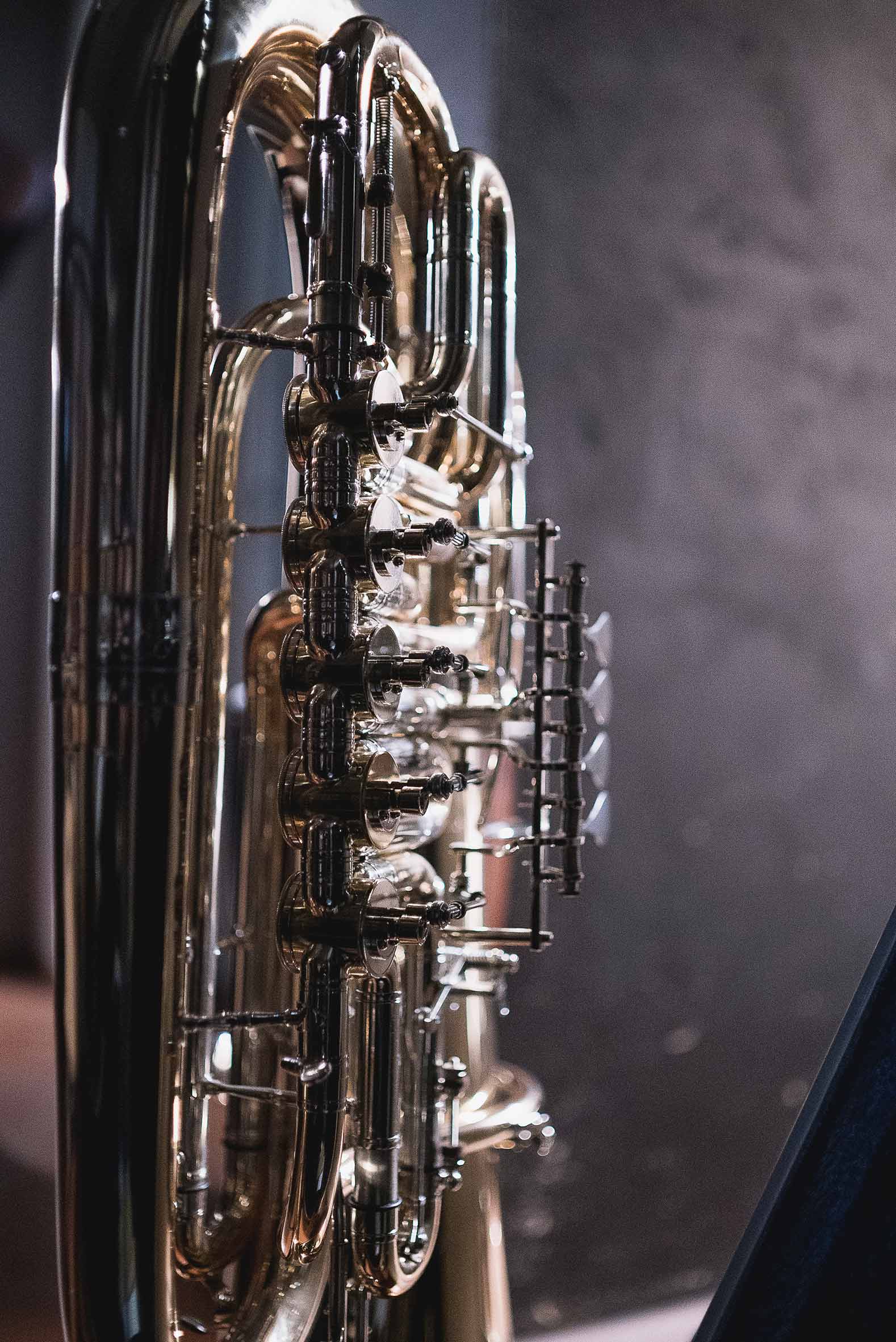 Konzertfotografie Detailaufnahme Tuba